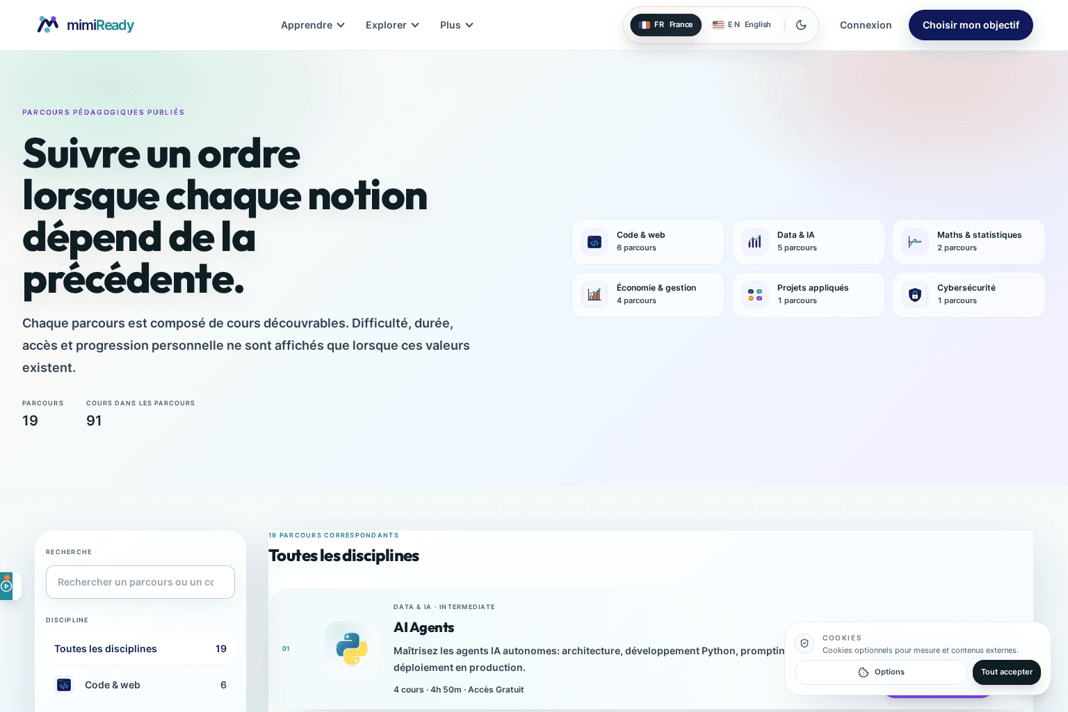 Progressez dans vos études avec un plan clair, adapté à votre niveau. — vue réelle du produit